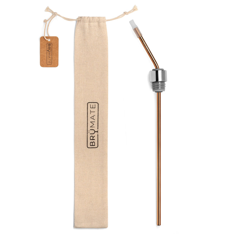 Winesulator TM Infinity Straw | Rose Gold - Clean Add-On