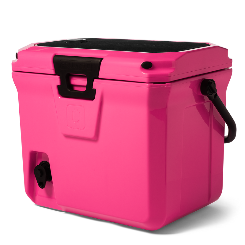 Br Tank 20-Quart Easy-Carry Cooler | Neon Pink - Picnic Day-Trip
