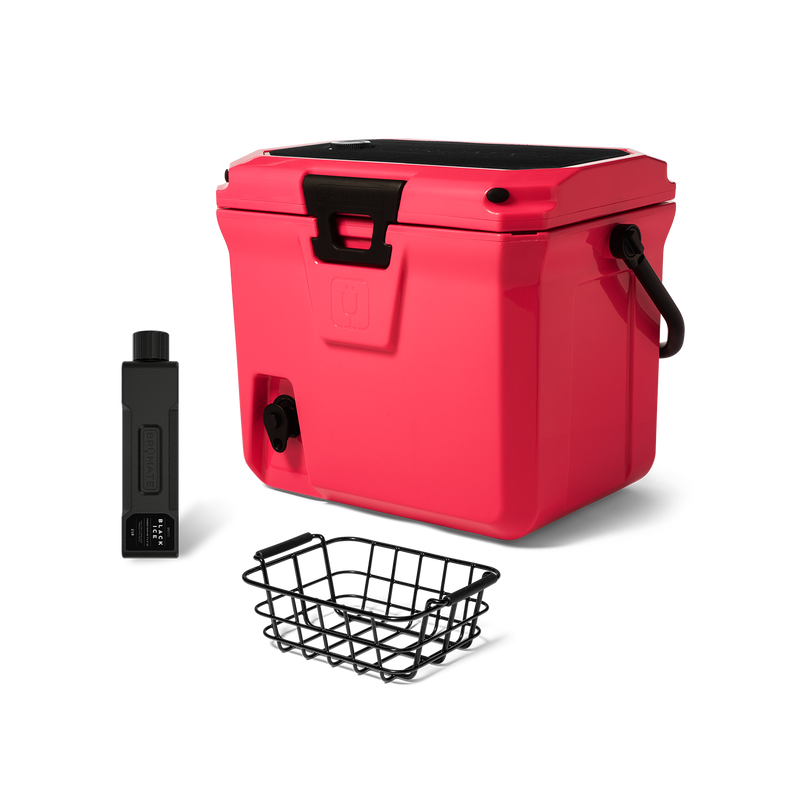 Br Tank 20-Quart Grab + Go Cooler Bundle | Neon Pink - Classic Easy-Start