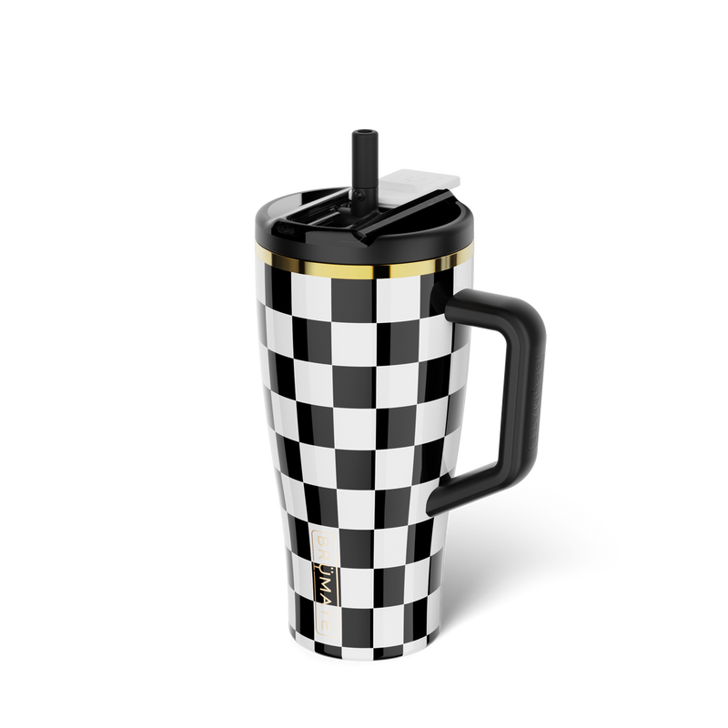 Era Flip 30oz | Black & White Checker - Patio Tumbler