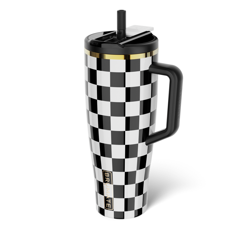 Era Flip 40oz | Black & White Checker - Durable Brew