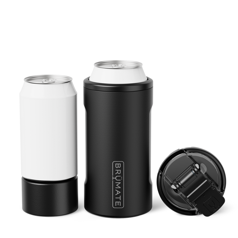 Hopsulator Trio | Matte Black | 12/16oz Standard Cans - Outdoor Cooler