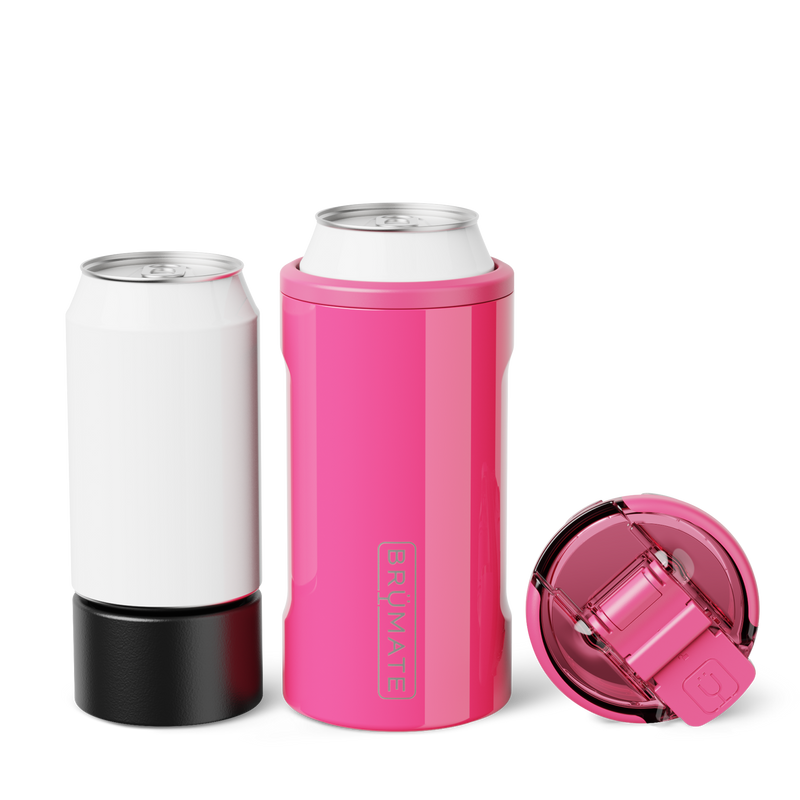Hopsulator Trio | Neon Pink | 12/16oz Standard Cans - Practical Ice-Ready