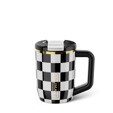 Muv 15oz | Black & White Checker - Everyday Hydration-Ready