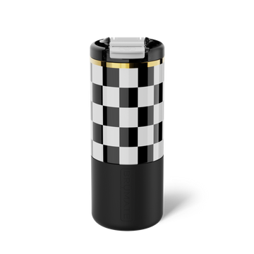 Strova 18oz | Black & White Checker - Bright Cold-Sip
