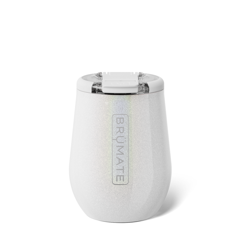 Uncork'd | Glitter White | 14oz - Portable Drinkware