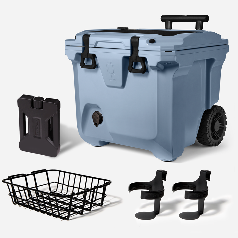Br Tank 35-Quart Ultimate Day Trip Cooler Bundle | Denim - Home Drink-Set