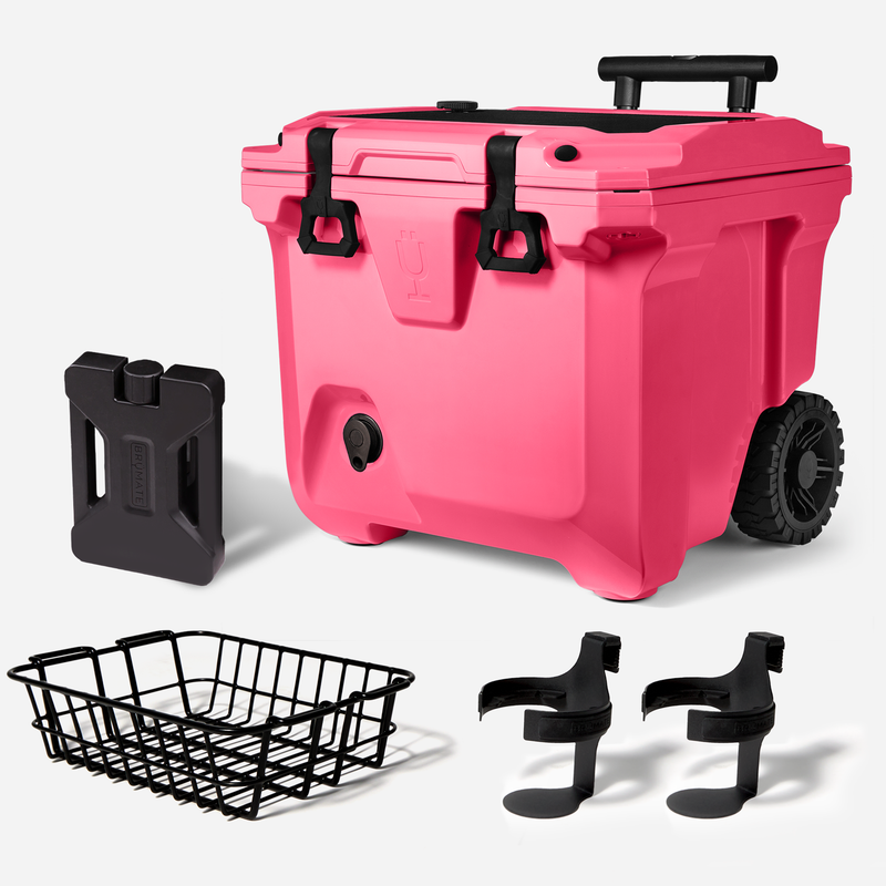 Br Tank 35-Quart Ultimate Day Trip Cooler Bundle | Neon Pink - Seasonal Hydration-Bundle