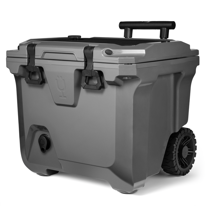 Br Tank 35-Quart Rolling Cooler | Charcoal - Home Escape