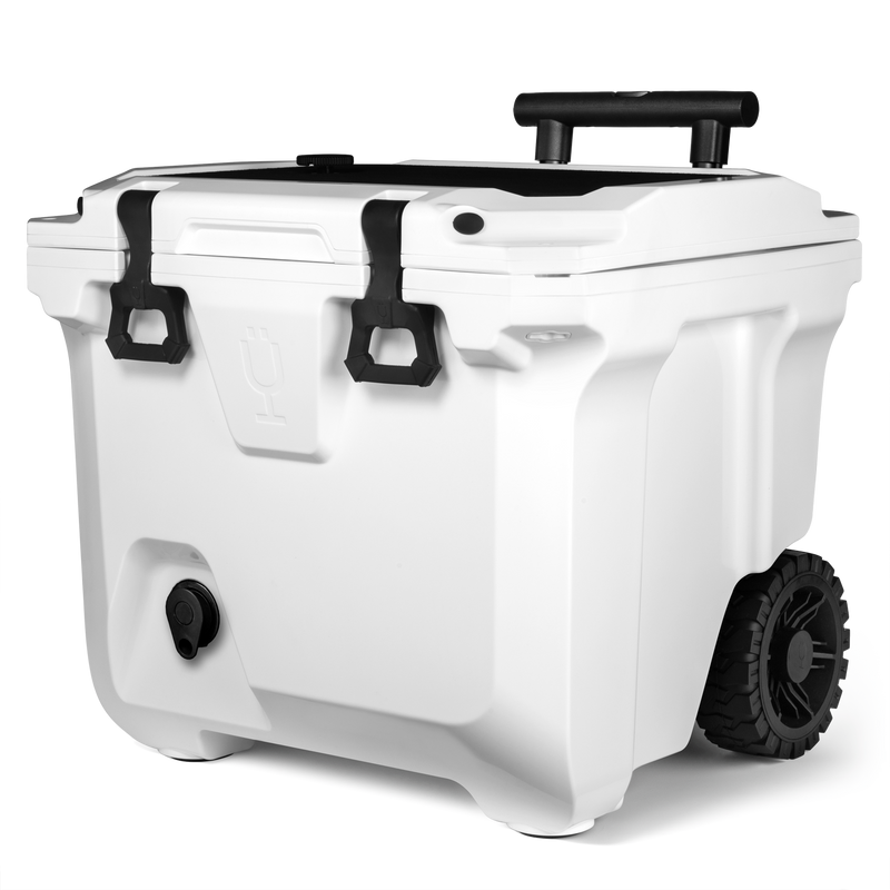 Br Tank 35-Quart Rolling Cooler | Ice White - Seasonal Outdoor