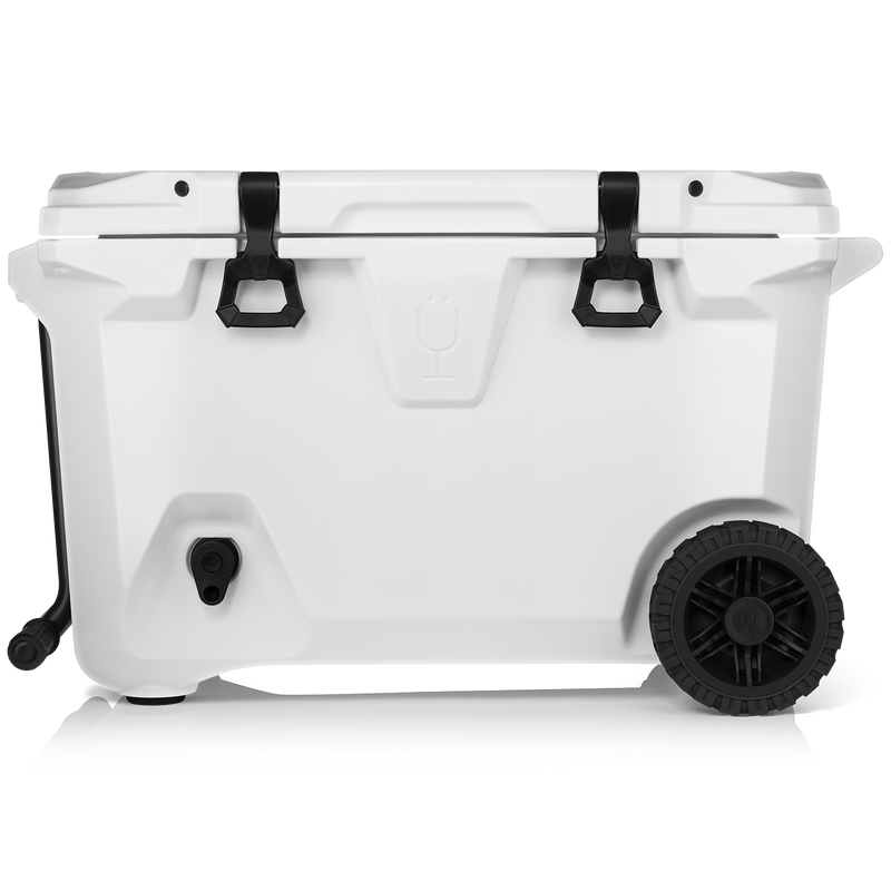 Br Tank 55-Quart Rolling Cooler | Ice White - Seasonal Chill