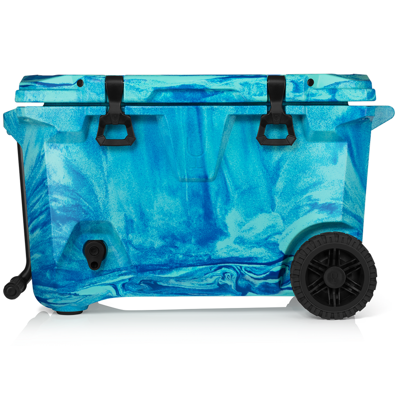 Br Tank 55-Quart Rolling Cooler | Ocean Swirl - Relaxed Cooler