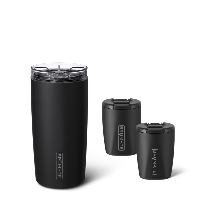 On The Rocks Bundle | Matte Black | 49/12oz - Portable Hydration-Kit