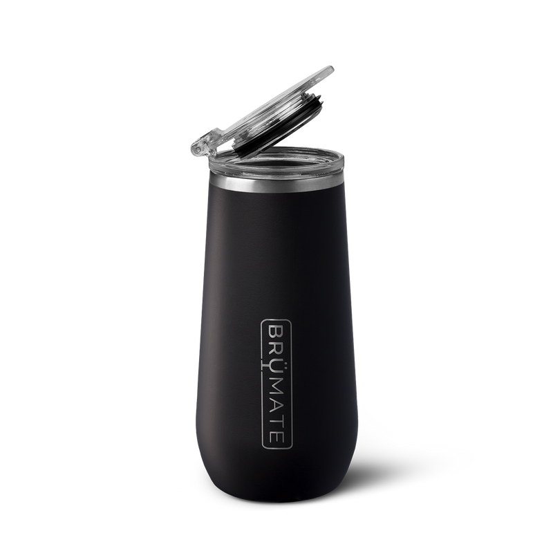 Champagne Flute | Matte Black | 12oz - Casual Drinkware